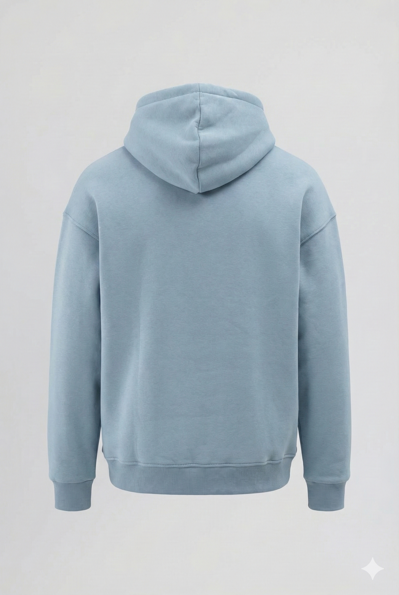 Basic Oversize Kapüşonlu Sweatshirt K. Mavi