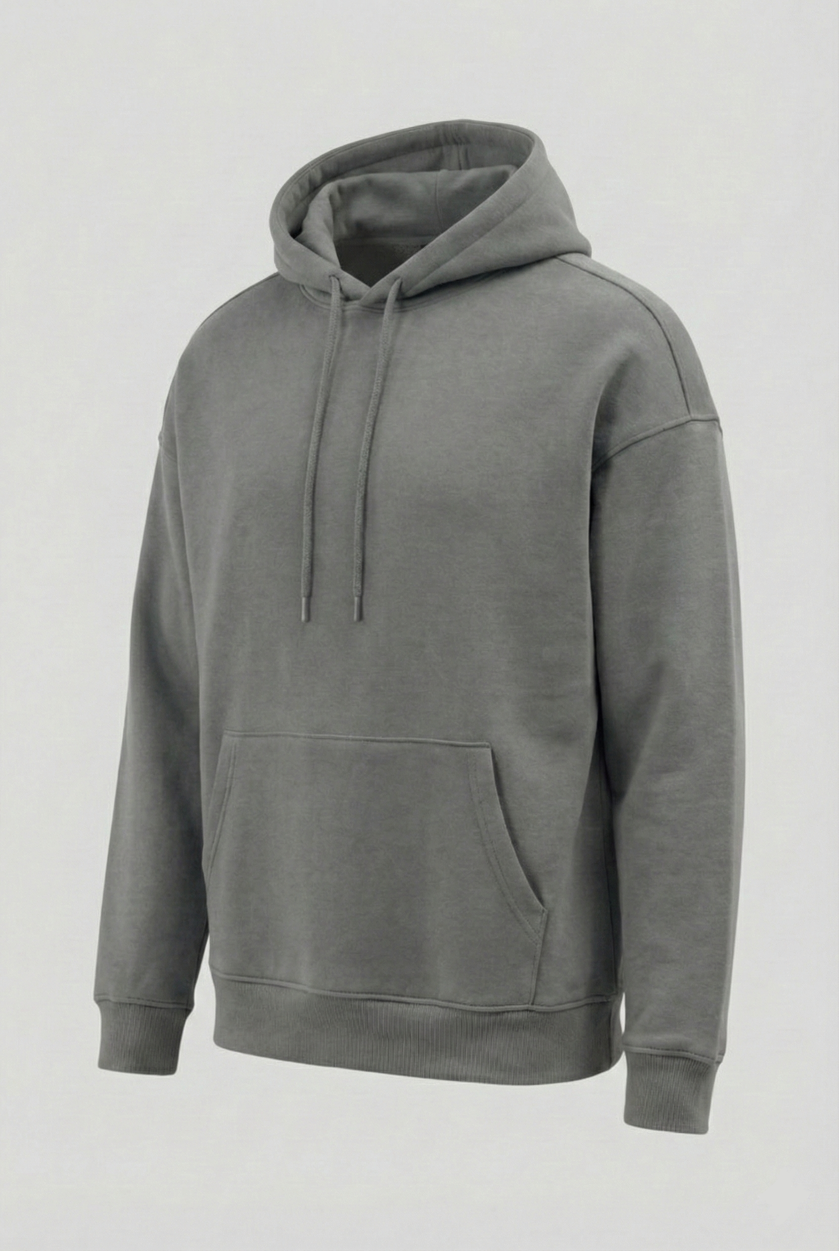 Füme - Basic Oversize Kapüşonlu Sweatshirt