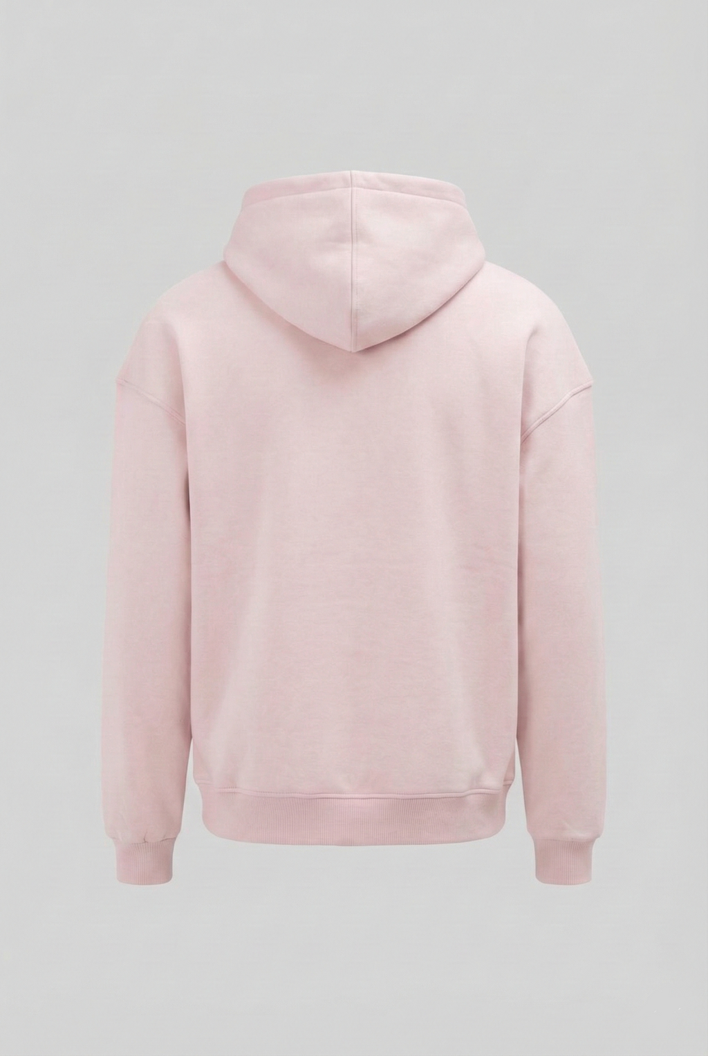 Basic Oversize Kapüşonlu Sweatshirt - Pembe