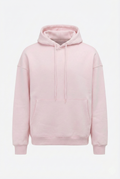 Basic Oversize Kapüşonlu Sweatshirt - Pembe