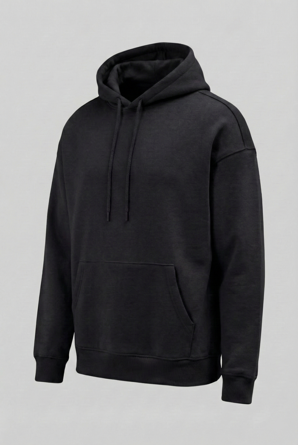 Basic Oversize Kapüşonlu Sweatshirt - Pembe